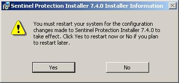 -SENTINEL driver installlsa: 6. lps